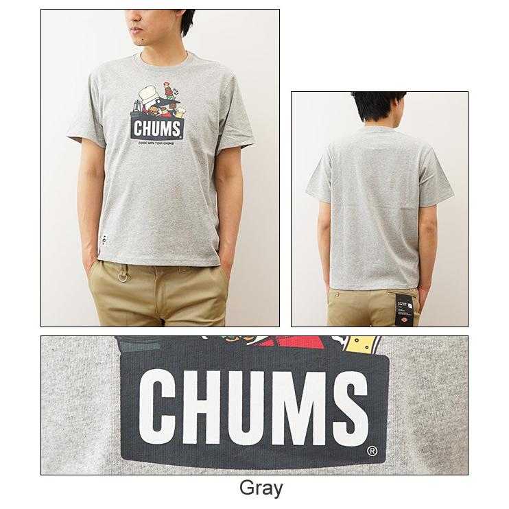 Chums チャムス q ブービー Tシャツ 半袖 メンズ フェイス プリント キャンプ アウトドア バーベキュー 登山 山登り アメカジ ボーダー ペンギン Ch01 1963 激安特価