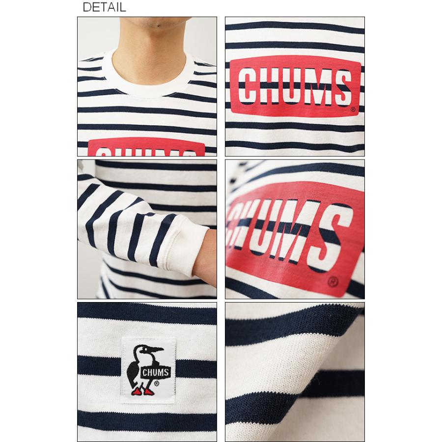 CHUMS チャムス ロンT 長袖 Tシャツ メンズ レディース ロゴ ロング スリーブ  キャンプ アウトドア 登山 山登り 釣り アメカジ ストリート ボーダー CH01-1828 | CHUMS | 02