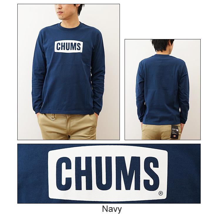 CHUMS チャムス ロンT 長袖 Tシャツ メンズ レディース ロゴ ロング スリーブ  キャンプ アウトドア 登山 山登り 釣り アメカジ ストリート ボーダー CH01-1828 | CHUMS | 04
