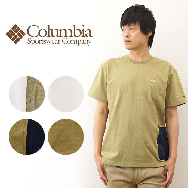 Columbia コロンビア Tシャツ 半袖 メンズ ポーテージクリーク ポケット ショートスリーブ  Portage Creek Pocket Short Sleeve Tee オーバーサイズ PM0922 | Columbia