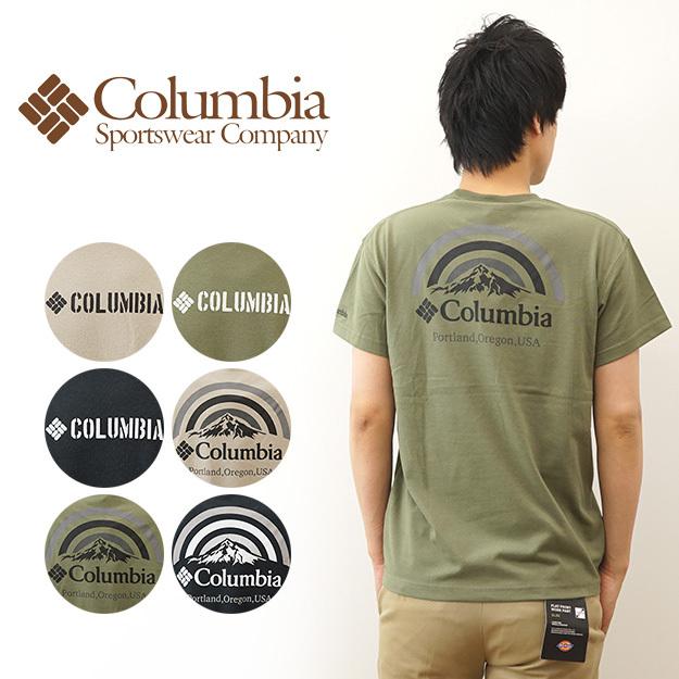 Columbia コロンビア Tシャツ 半袖 メンズ コールドベイダッシュ Cold Bay Dash Short Sleeve Tee ロゴ プリント アウトドア キャンプ 冷たい 涼しい  PM4377 | Columbia