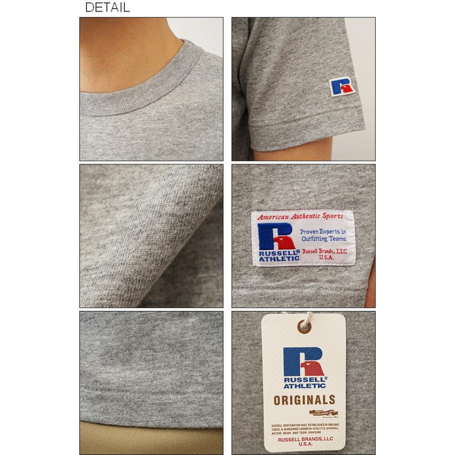 RUSSELL ATHLETIC ラッセルアスレチック Tシャツ 半袖 無地T ティーシャツ メンズ レディース 無地 白T 黒 ブラック シンプル 刺繍 ワッペン 厚手 丈夫 RC-1001 | Russell Athletic | 02