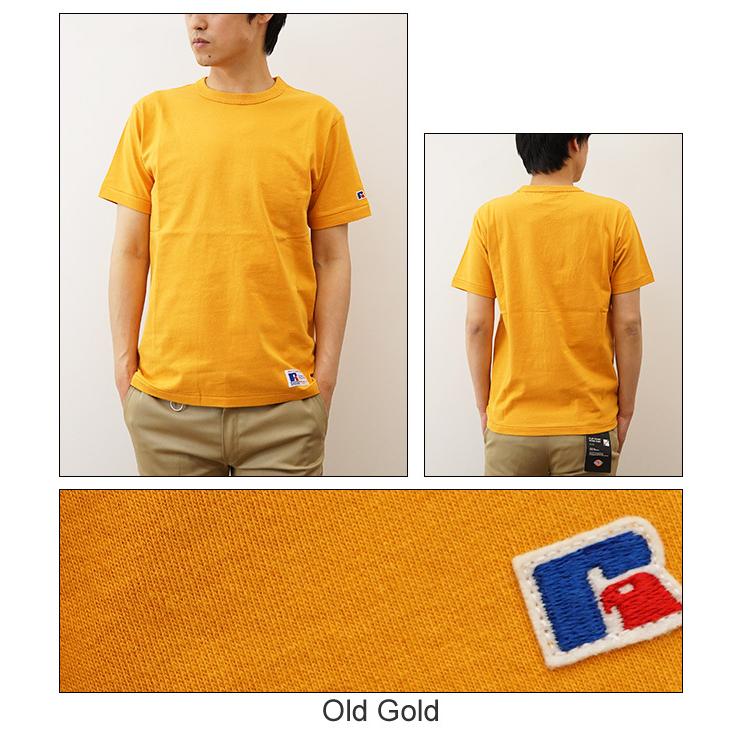 RUSSELL ATHLETIC ラッセルアスレチック Tシャツ 半袖 無地T ティーシャツ メンズ レディース 無地 白T 黒 ブラック シンプル 刺繍 ワッペン 厚手 丈夫 RC-1001 | Russell Athletic | 06