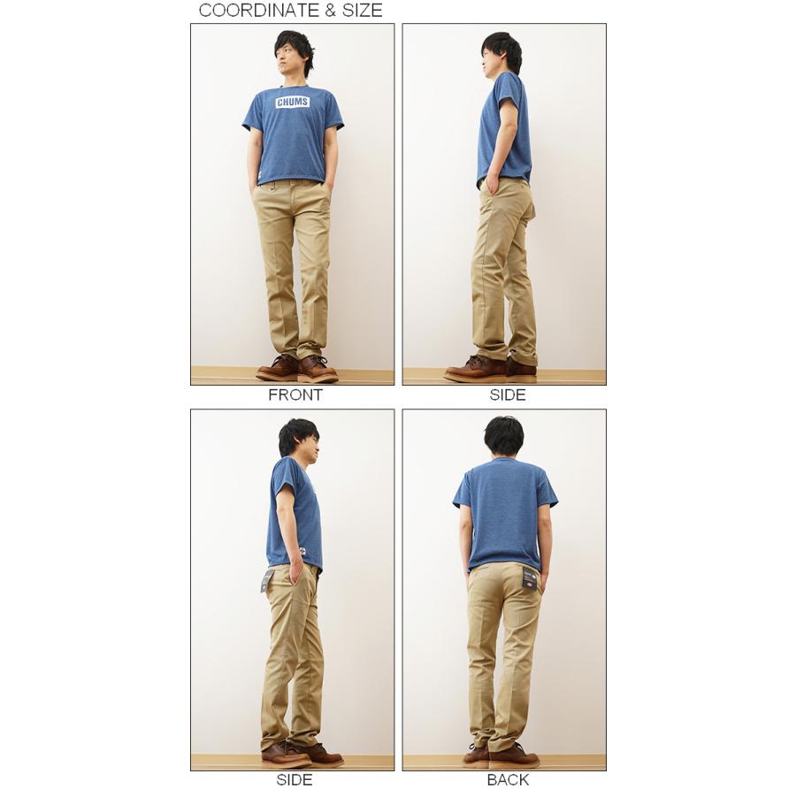 CHUMS チャムス ロゴ 半袖 メンズ Tシャツ ドライ インディゴ 無地 ストレッチ シンプル ボーダー ボックス ボート ロゴ キャンプ アウトドア CH01-1953 | CHUMS | 01