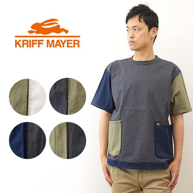 KRIFF MAYER クリフメイヤー　Tシャツ ポケT サイド ポケット キャンプ クルー シャツ メンズ オーバーサイズ ビッグシルエット アウトドア 登山 山登り 2145100 | KRIFF MAYER