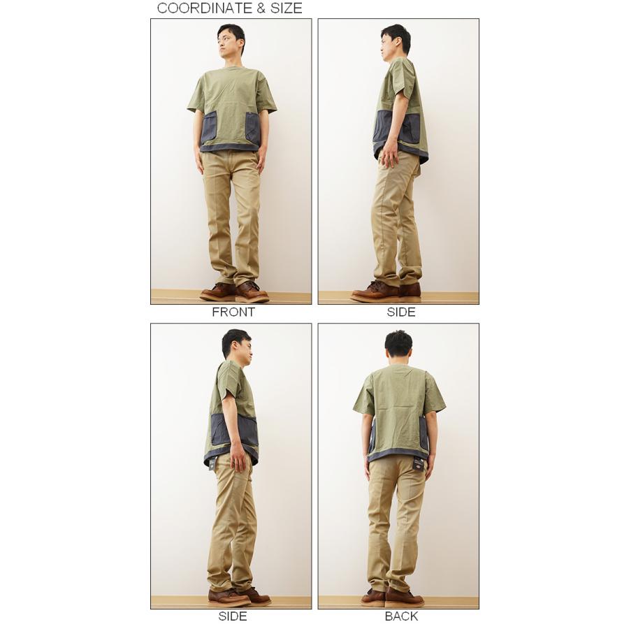 KRIFF MAYER クリフメイヤー　Tシャツ ポケT サイド ポケット キャンプ クルー シャツ メンズ オーバーサイズ ビッグシルエット アウトドア 登山 山登り 2145100 | KRIFF MAYER | 01