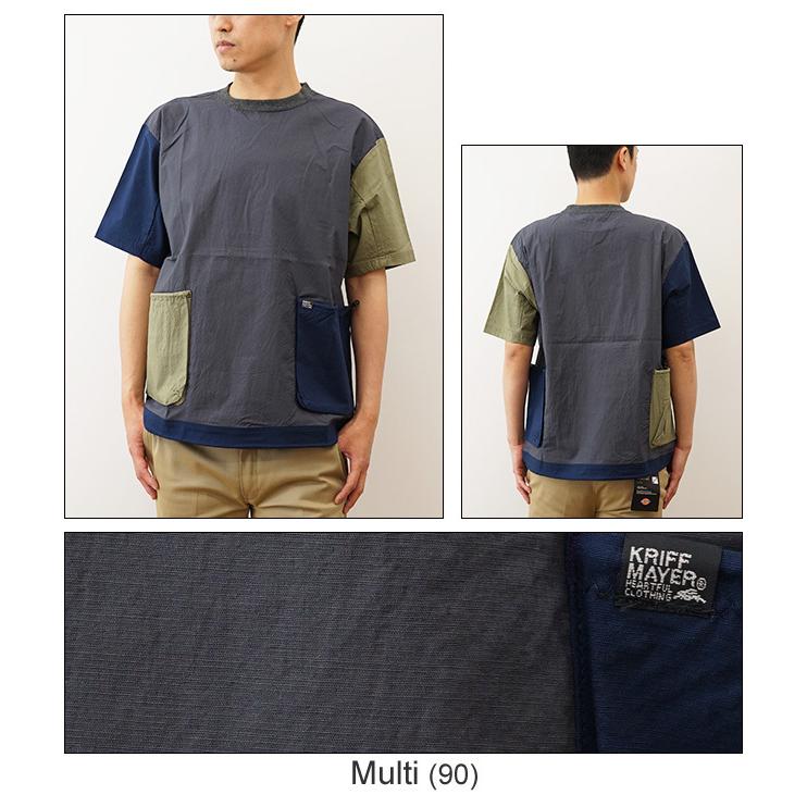 KRIFF MAYER クリフメイヤー　Tシャツ ポケT サイド ポケット キャンプ クルー シャツ メンズ オーバーサイズ ビッグシルエット アウトドア 登山 山登り 2145100 | KRIFF MAYER | 06