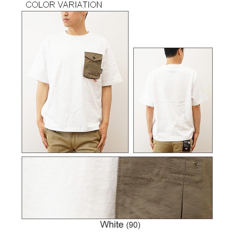 Coleman コールマン Tシャツ ポケT メンズ 異素材 ポケット クルーネック 半袖 オーバーサイズ ビッグシルエット サイズ感 キャンプ アウトドア CM5784 | Coleman | 03