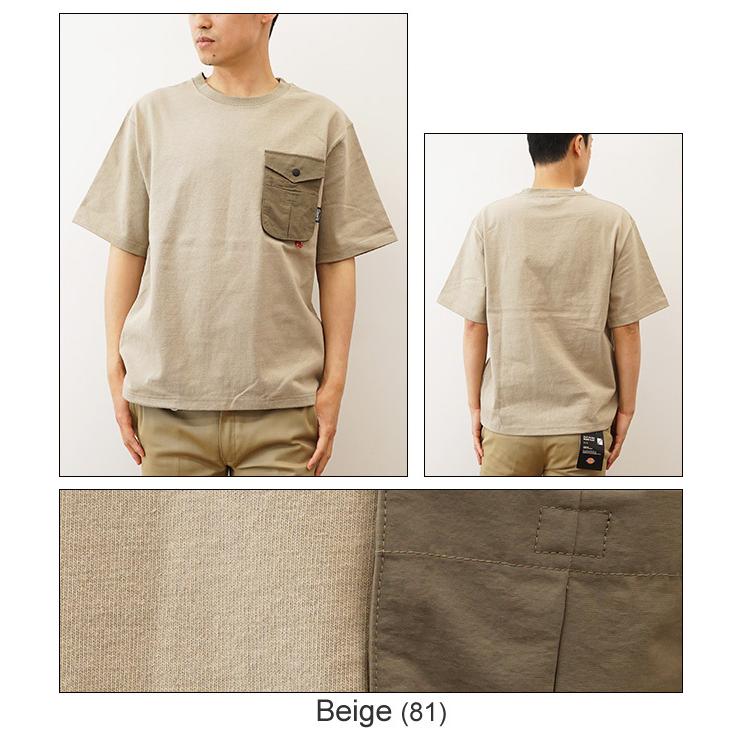 Coleman コールマン Tシャツ ポケT メンズ 異素材 ポケット クルーネック 半袖 オーバーサイズ ビッグシルエット サイズ感 キャンプ アウトドア CM5784 | Coleman | 04