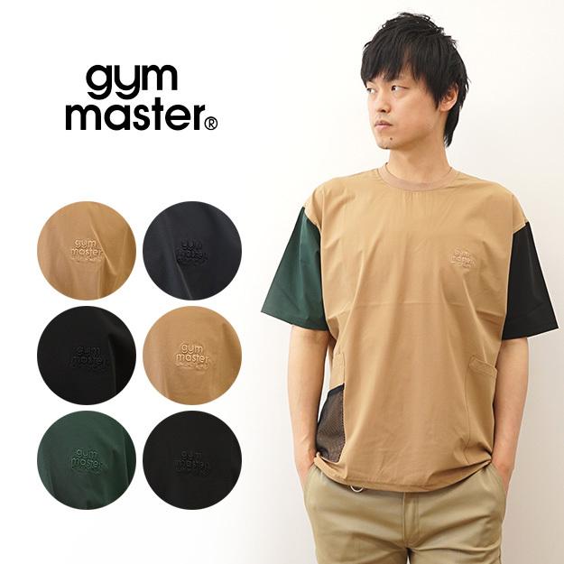 gym master ジムマスター Tシャツ ポケT メンズ ComfyNylon ナイロン ポケット Tee アウトドア キャンプ ビッグシルエット オーバーサイズ ストレッチ G821617 | gym master