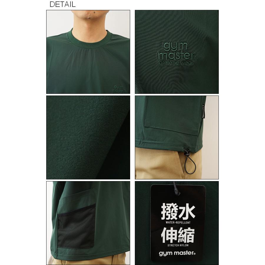 gym master ジムマスター Tシャツ ポケT メンズ ComfyNylon ナイロン ポケット Tee アウトドア キャンプ ビッグシルエット オーバーサイズ ストレッチ G821617 | gym master | 02