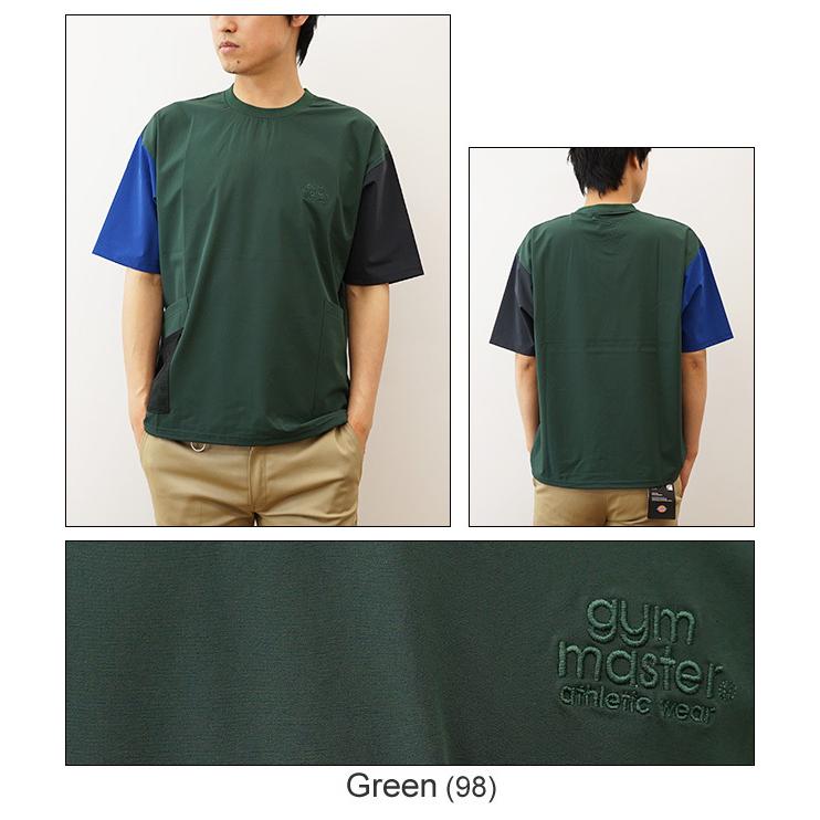gym master ジムマスター Tシャツ ポケT メンズ ComfyNylon ナイロン ポケット Tee アウトドア キャンプ ビッグシルエット オーバーサイズ ストレッチ G821617 | gym master | 07