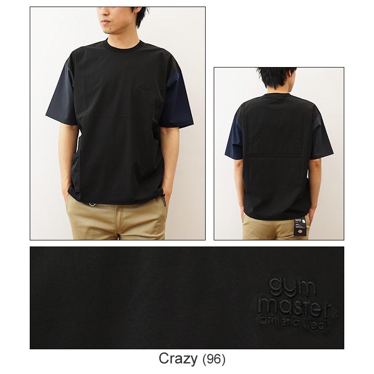 gym master ジムマスター Tシャツ ポケT メンズ ComfyNylon ナイロン ポケット Tee アウトドア キャンプ ビッグシルエット オーバーサイズ ストレッチ G821617 | gym master | 08