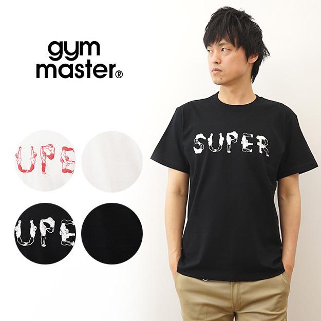gym master ジムマスター Tシャツ ティーシャツ メンズ SUPER Tee スーパー プリント おもしろい デザイン 覆面レスラー プロレスラー アウトドア G892688 | gym master