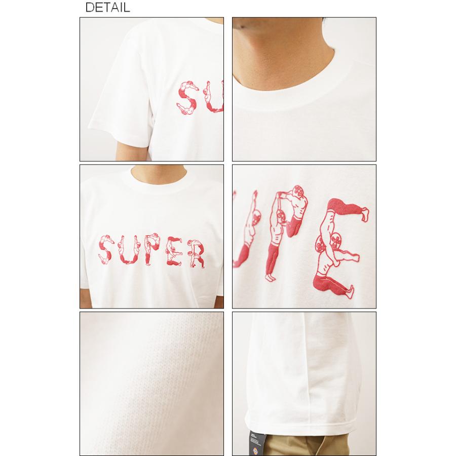 gym master ジムマスター Tシャツ ティーシャツ メンズ SUPER Tee スーパー プリント おもしろい デザイン 覆面レスラー プロレスラー アウトドア G892688 | gym master | 02