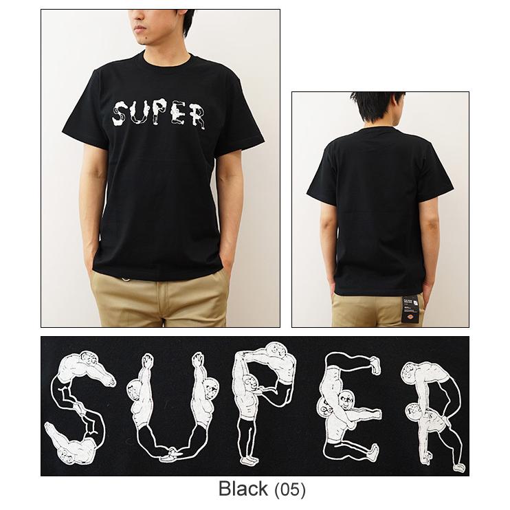 gym master ジムマスター Tシャツ ティーシャツ メンズ SUPER Tee スーパー プリント おもしろい デザイン 覆面レスラー プロレスラー アウトドア G892688 | gym master | 04