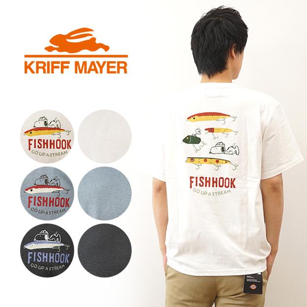 KRIFF MAYER クリフメイヤー Tシャツ 半袖 メンズ スヌーピー プリントT ビッグシルエット オーバーサイズ ピーナッツ コラボ アウトドア キャンプ 2157806 | KRIFF MAYER