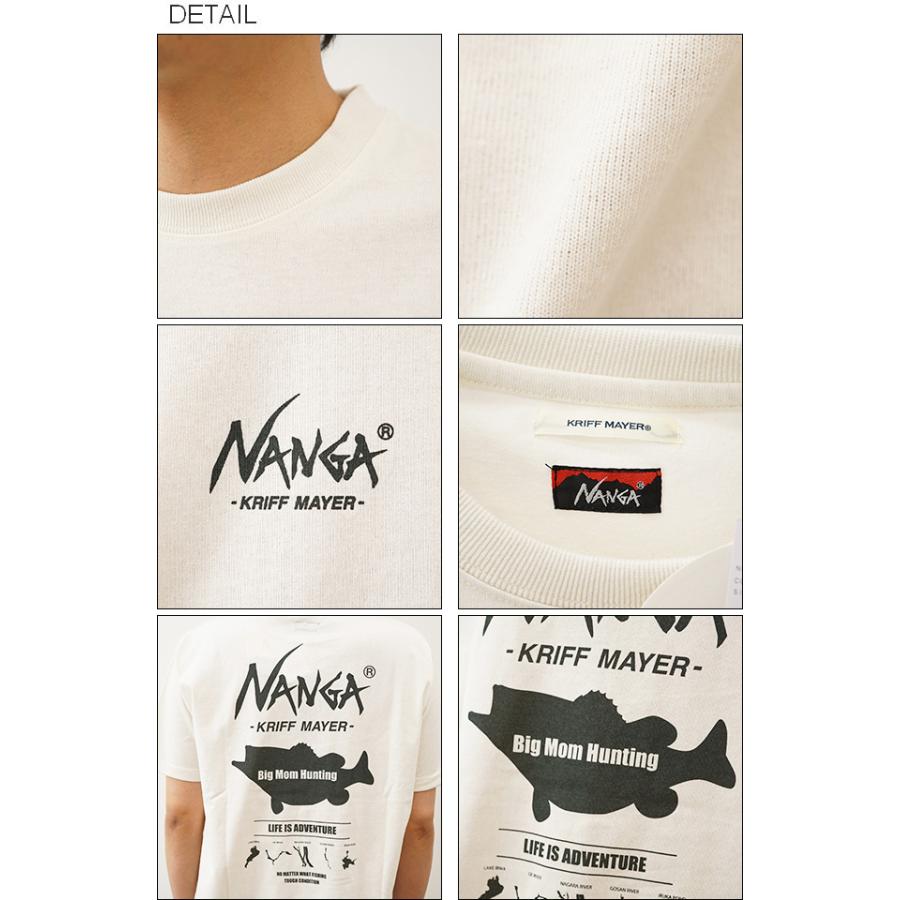 KRIFF MAYER クリフメイヤー ナンガ Tシャツ NANGA コラボ 半袖 TEE メンズ ティーシャツ ブランド プリント 釣り 魚 バス アウトドア キャンプ 2159902 | KRIFF MAYER | 02