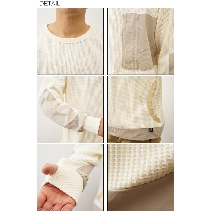 KRIFF MAYER クリフメイヤー ロンT 長袖 Tシャツ メンズ サーマル デザイン クルー ティーシャツ オーバーサイズ ビッグシルエット ワッフル 素材 生地 2217202 | KRIFF MAYER | 02