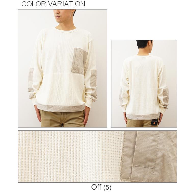 KRIFF MAYER クリフメイヤー ロンT 長袖 Tシャツ メンズ サーマル デザイン クルー ティーシャツ オーバーサイズ ビッグシルエット ワッフル 素材 生地 2217202 | KRIFF MAYER | 03