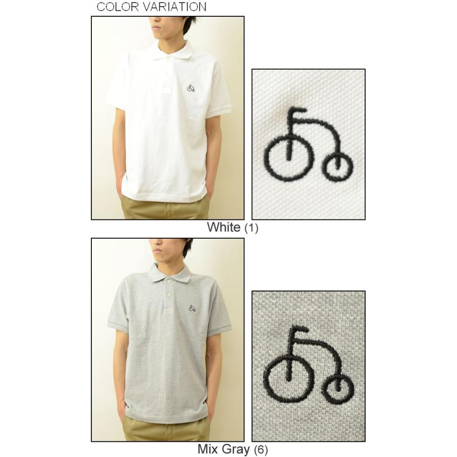 【 】ロゴ ポロシャツ 無地☆国内発送 半袖 ポロシャツ メンズ Cycle オリジナル ロゴ ワンポイント