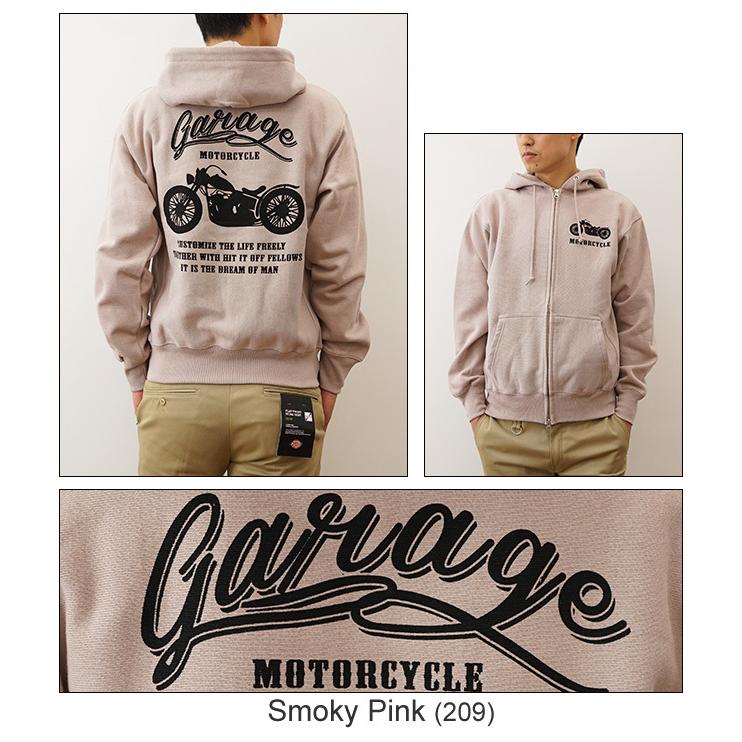 ジーンズ 12ozジップパーカ MOTORCYCLE オリジナル バイカー