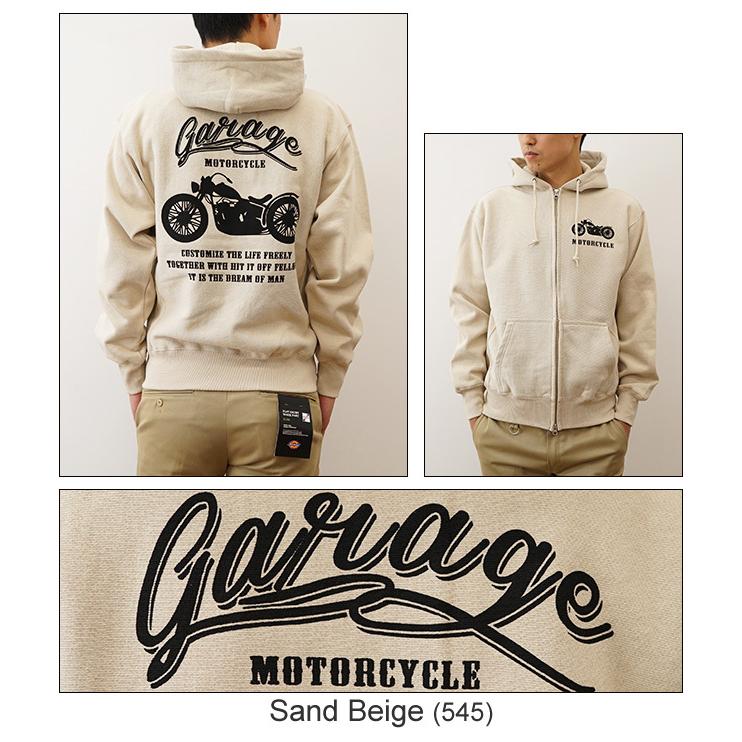 ジーンズ 12ozジップパーカ MOTORCYCLE オリジナル バイカー