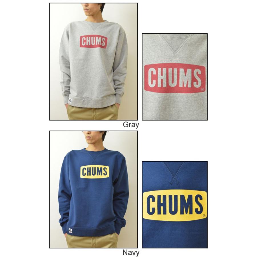 CHUMS CHUMS（チャムス） ボート ロゴ クルー トップ スウェット