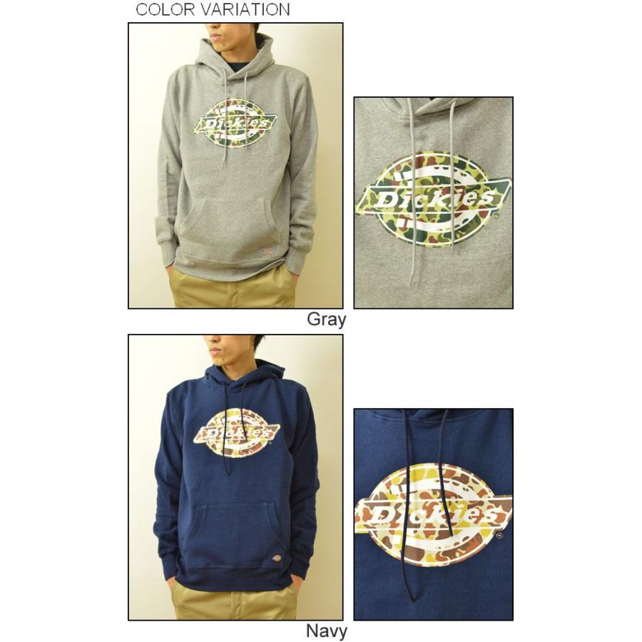 Dickies（ディッキーズ） カモフラ ロゴ プルパーカー メンズ プルオーバー スウェット 裏起毛 スエット カモフラージュ 迷彩  XL ビッグサイズ 151M30WD04 | Dickies | 03