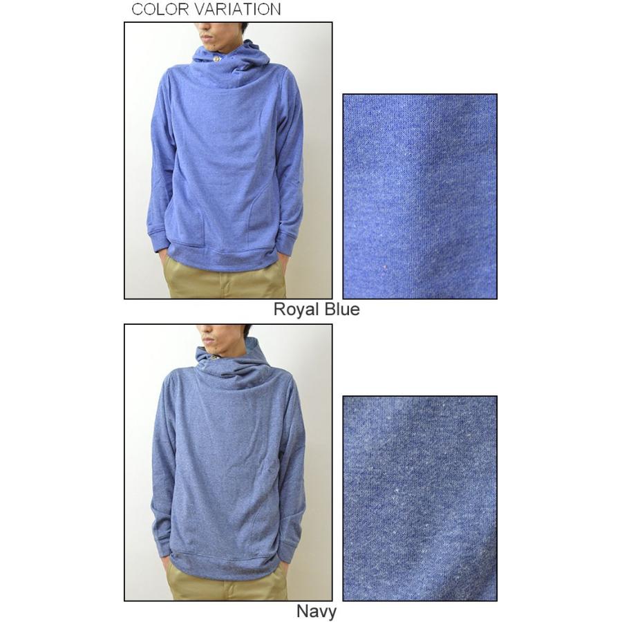 Revo.（レヴォ） ボリュームネック フード プルパーカー メンズ パーカー プルオーバー スウェット トレーナー 無地 スエット 裏毛 TH-1942 | Revo. | 03
