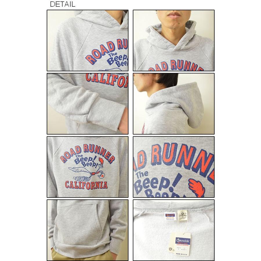 CHESWICK（チェスウィック） ロードランナー プリント パーカー メンズ