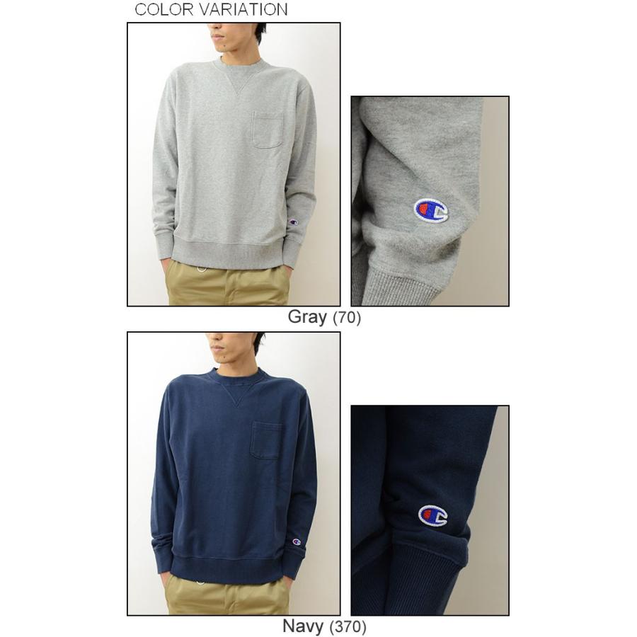 Champion チャンピオン ポケット 付き ガゼット クルーネック Champion チャンピオン ポケット 付き ガゼット クルーネック