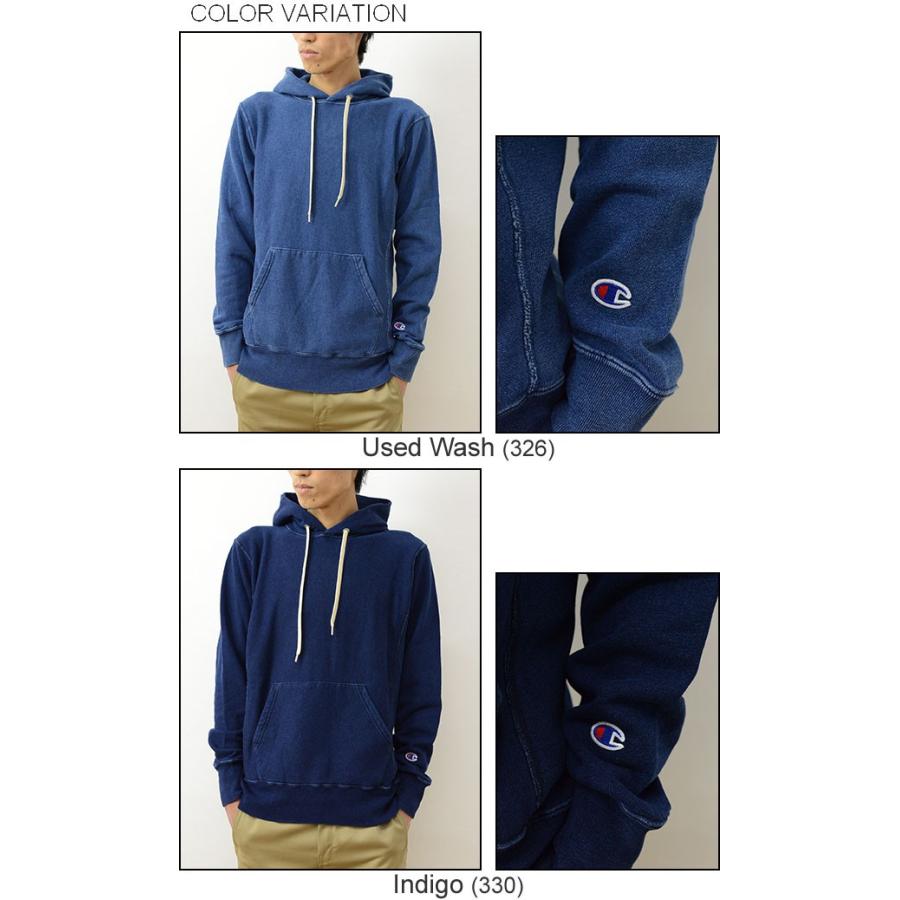 Champion（チャンピオン） リバースウィーブ インディゴ 染め プル