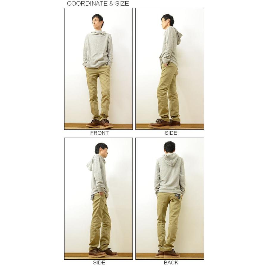 Revo. レヴォ スラブ インレイ ボリューム ネック パーカー メンズ 無地 長袖 スウェット スエット 薄手 キレイめ カジュアル アメカジ シンプル レボ TH-2178 | Revo. | 01