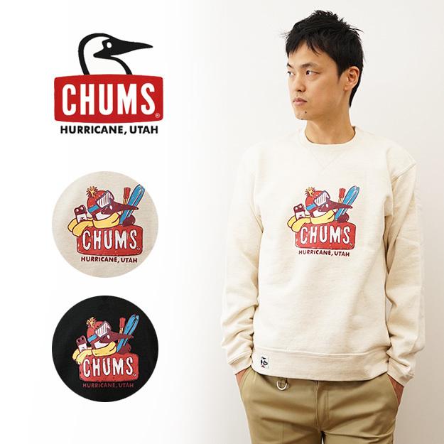 新品✨FRAPBOISフラボア×CHUMSチャムス コラボ スウェット サイズ2 CHUMS（チャムス） スキーイング ブービー クルー トップ スウェット