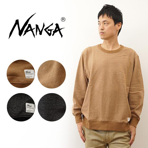 NANGA ナンガ スウェット トレーナー エコ ハイブリッド シャツ メンズ スエット シンプル 裏毛 アウトドア キャンプ オーバーサイズ ビッグシルエット 1F220 | NANGA