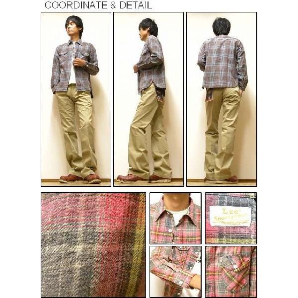 Lee（リー） ワークディテール チェック柄 フランネルシャツ 長袖 ネルシャツ 【19740】 | Lee | 01