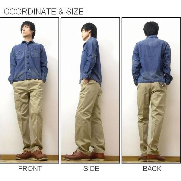 ALPHA（アルファ） ライトオンスデニム マリンシャツ ユーズドウォッシュ デニムシャツ シャンブレー ワークシャツ ショールカラー アンカーボタン 【25028】 |  | 01