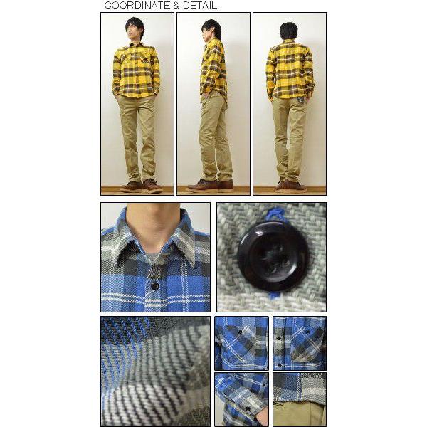 SUGAR CANE CANE（シュガーケーン） ソフトツイル素材 チェック柄 長袖