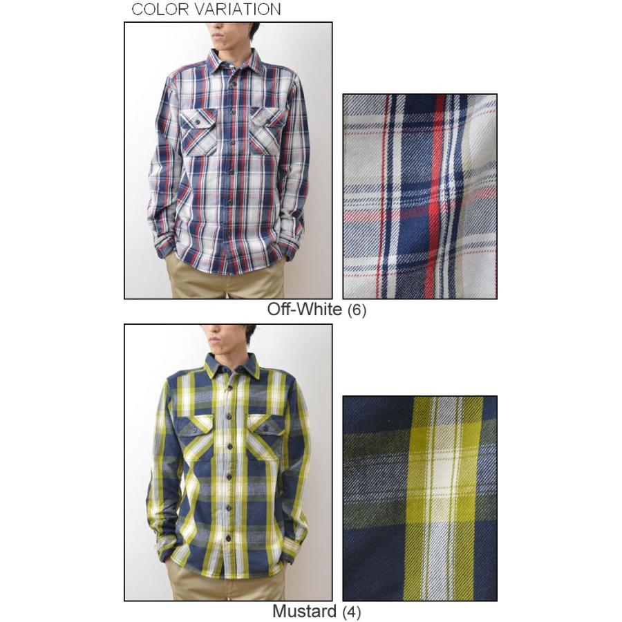 ヘビーネルシャツ）JEANSBUG オリジナルヘヴィーフランネル チェック柄