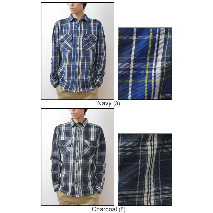 ヘビーネルシャツ）JEANSBUG オリジナルヘヴィーフランネル チェック柄