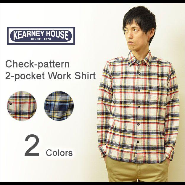 KEARNEY HOUSE（カーニーハウス） チェック柄 フランネルシャツ メンズ