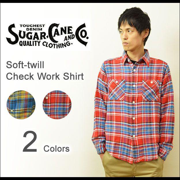 SUGAR CANE CANE（シュガーケーン） ソフトツイル チェック ワーク
