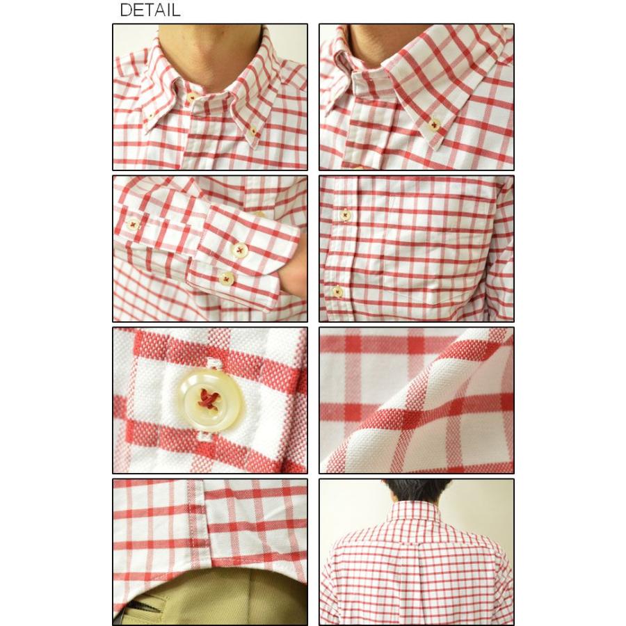 University of Oxford（ユニバーシティオブオックスフォード） ウインドペン チェックシャツ メンズ 長袖 ナチュラルストレッチ 伸縮 0701-51101 | UNIVERSITY OF OXFORD | 02