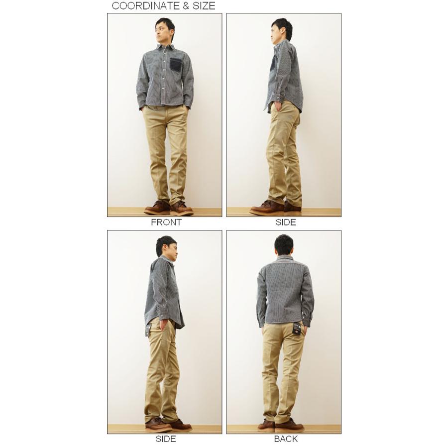 児島ジーンズ KOJIMA GENES デニム ヒッコリー ワーク シャツ 長袖