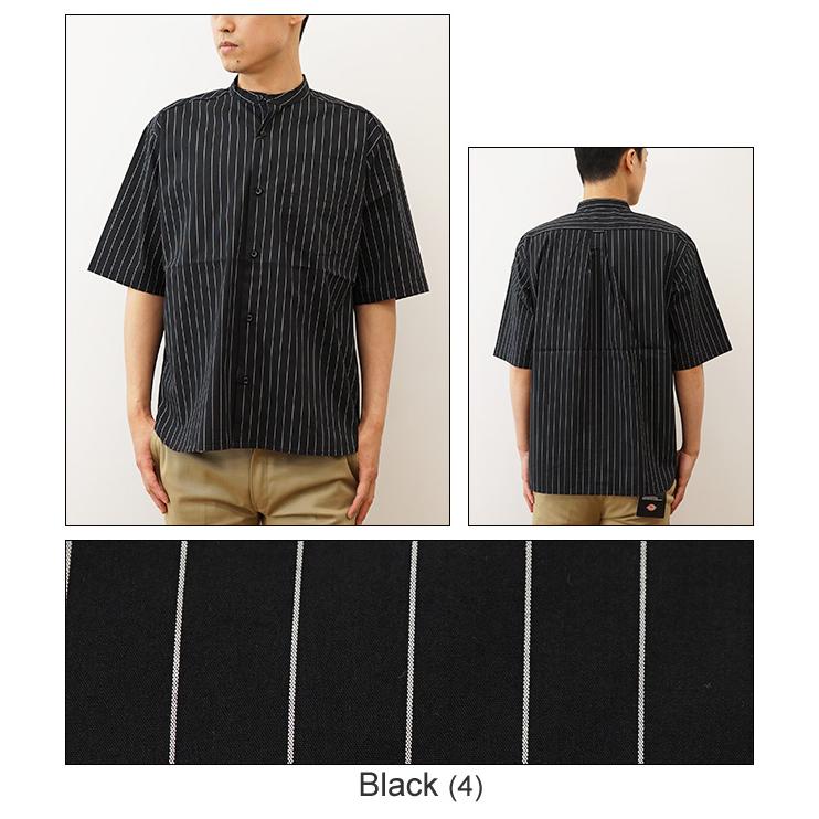 シャツ メンズ 半袖 Allowed to Unfold アロウドトゥアンフォールド ストライプ バンドカラー オーバーサイズ ビッグシルエット 大きめ サイズ感 0701-23109 |  | 04