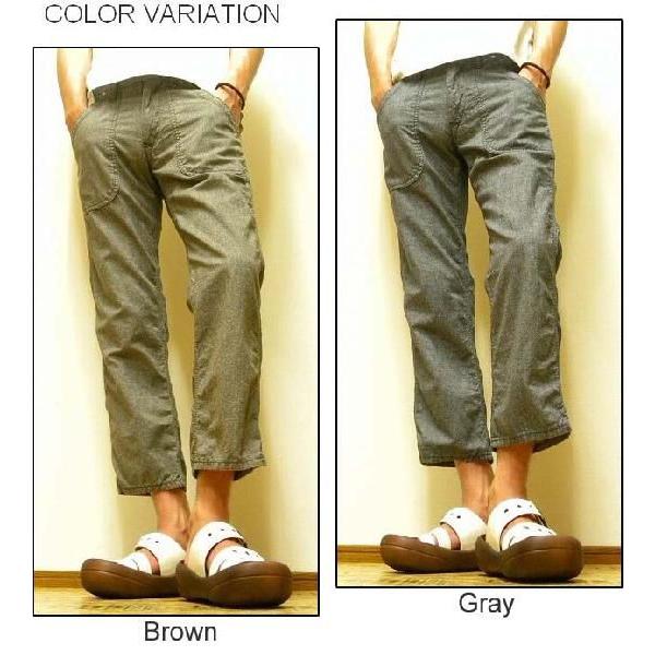 BLUE WAY（ブルーウェイ） ライトヘリンボーン素材 クロップドディガーパンツ BLUEWAY 【M1614】 | BLUE WAY | 02