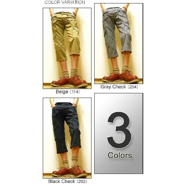 Lee（リー） BRAVE RIDERS Zip Bush Cargo Crop ジップ＆ブッシュカーゴポケットカスタム クロップドパンツ ワークショートパンツ ハーフパンツ 【08868】 | Lee | 02