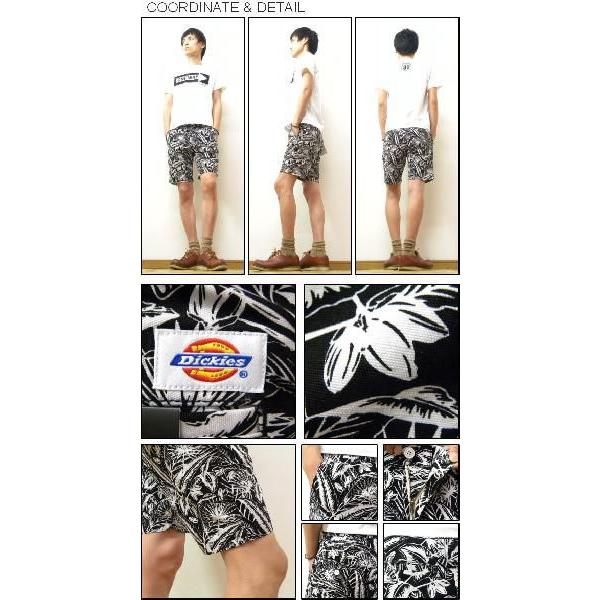 Dickies（ディッキーズ） Hawaiian-leaf Shortpants 葉柄総柄 ショート