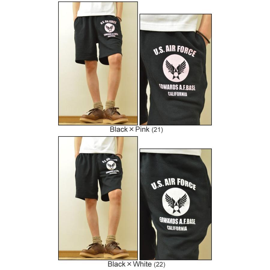 スウェット ハーフパンツ メンズ U.S. AIR FORCE CA オリジナル エア